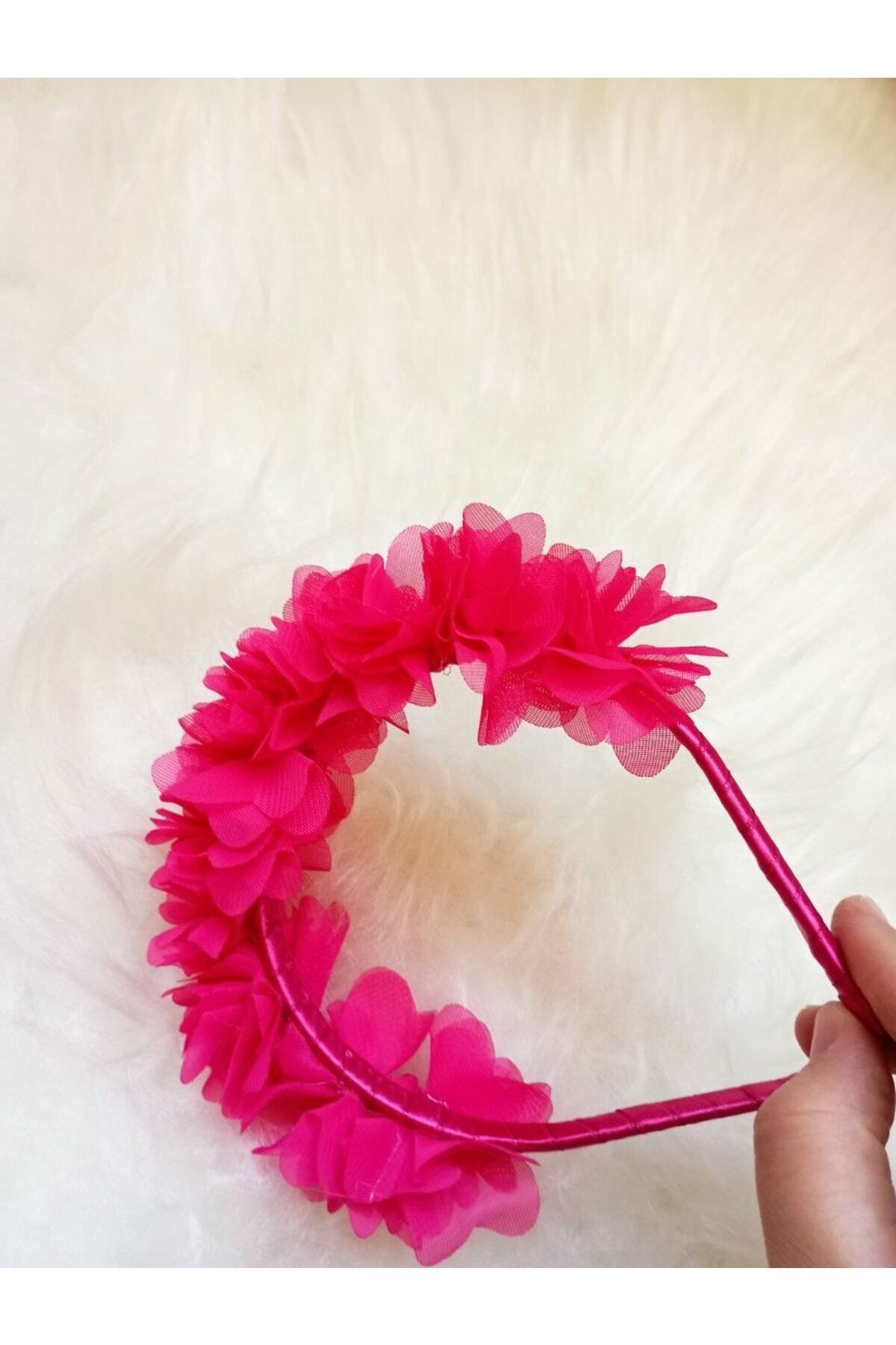 3d Çiçekli Taç Toka Kız Çocuk Yetişkin Çember Toka El Emeği Özel Üretim – Taç