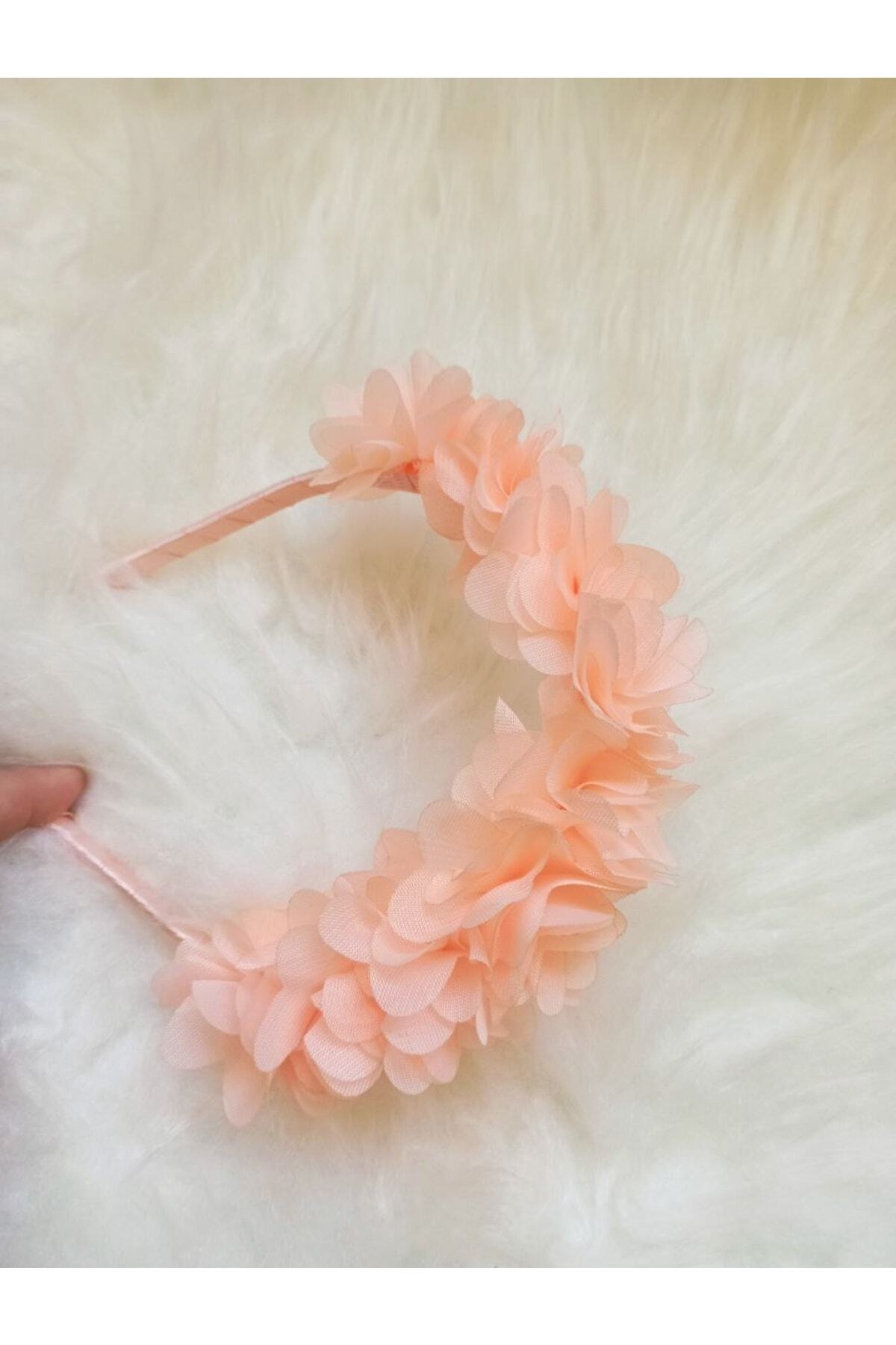 3d Çiçekli Taç Toka Kız Çocuk Yetişkin Çember Toka El Emeği Özel Üretim – Taç