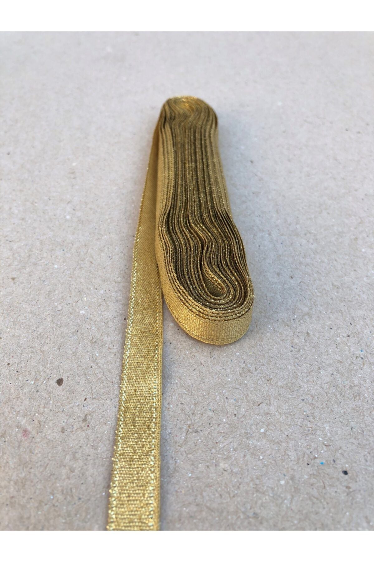 10 Metre Altın Simli Kurdele (1 CM EN) – Kurdele – Kurdele