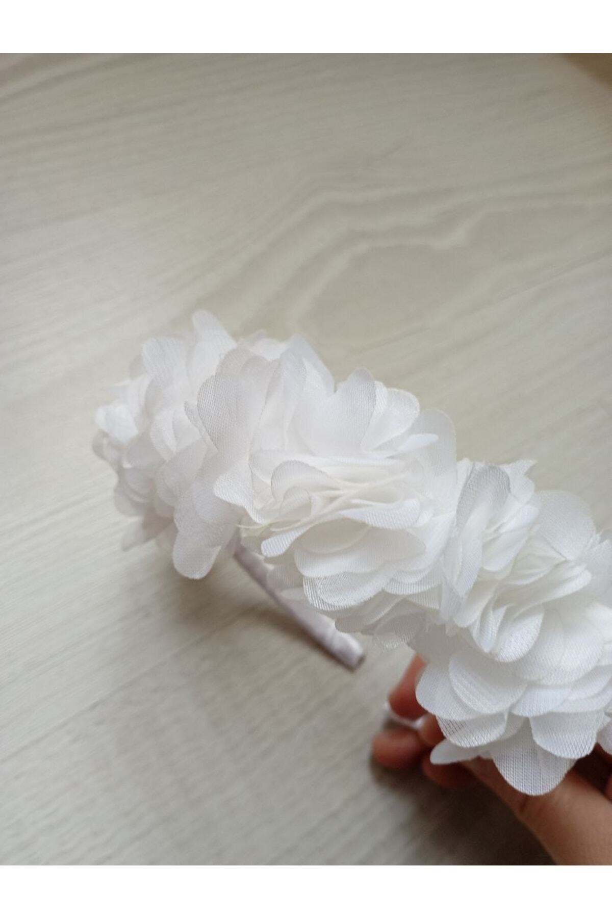 3d Çiçekli Taç Toka Kız Çocuk Yetişkin Çember Toka El Emeği Özel Üretim – Taç
