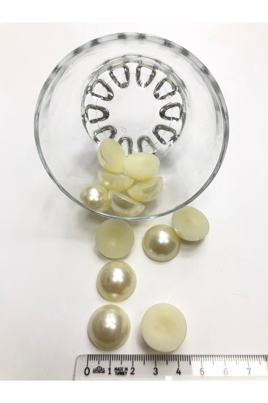 Yarım Inci Boncuk Plastik 1 Paket 50 gram – Boncuk